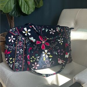 Vera Bradley Weekender in Retired Pattern Ribbons